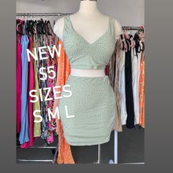 Top & Skirt Set.  Sizes Small, Medium, Large