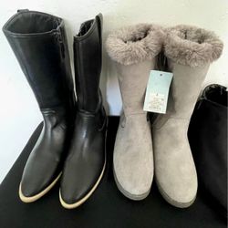 Girls Size 3 Brand New Boots $25 Each Or Both For $40 Firm 