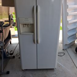 White 33in L 32in W 68IN H