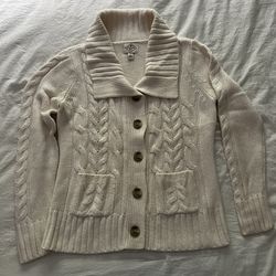 Women’s knitted sweater cardigan (size S)
