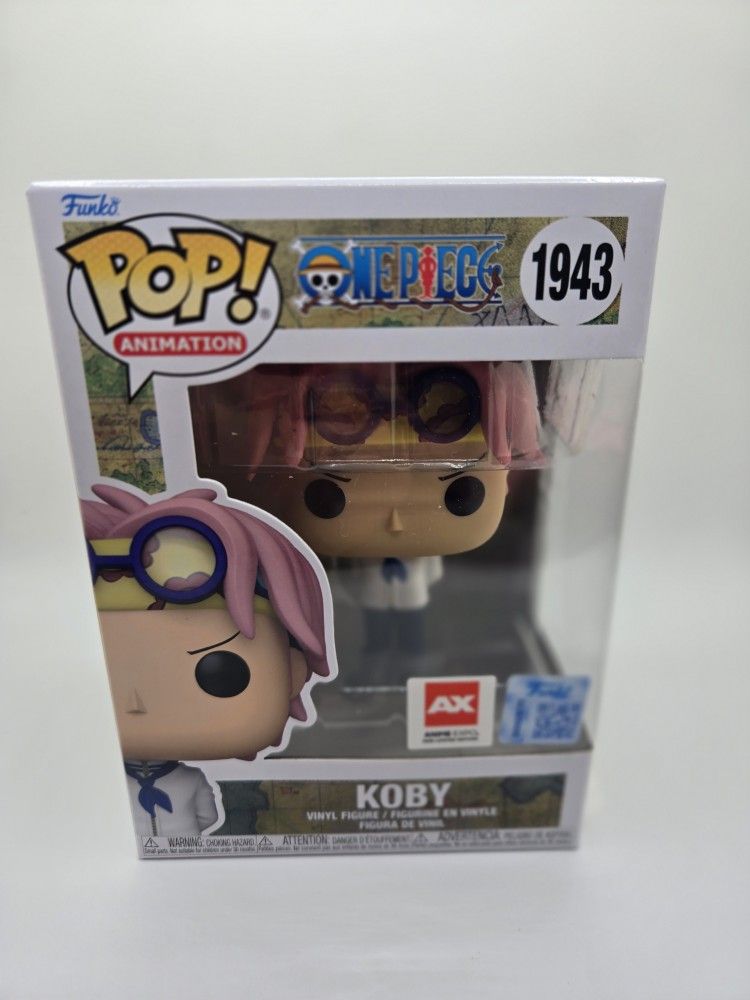 Funko Pop! One Piece Koby Anime Expo 2025 Con Sticker Exclusive