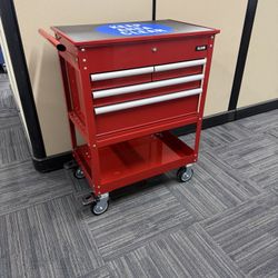 U-line Rolling Tool Cart With Locking Top Chest