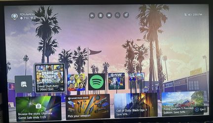 Xbox One + Element TV (2 Controllers & Games)