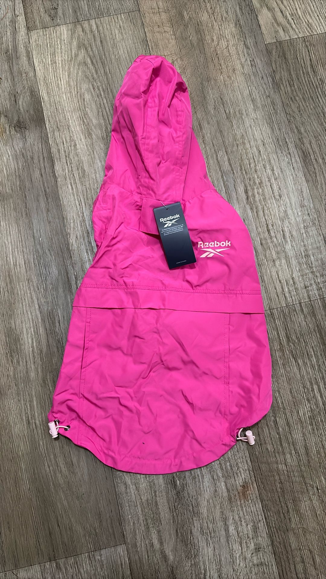 Dog Reebok Raincoat Size Large