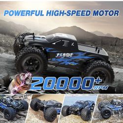 High-Speed 1:16 Scale RC Cars, 40 KM/H All-Terrain Remote Control Car for Adults Kids, 4x4 Off-Road RC Truck, Two Batteries for 40+ MINS