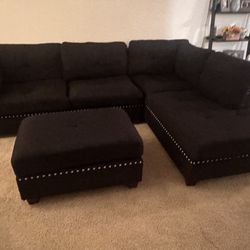Sectional Sofa With Ottoman 