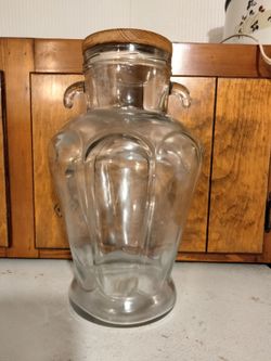 2 Big Glass Jars