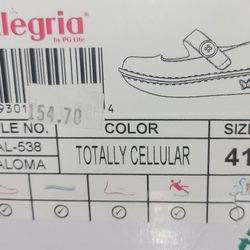 NEW Alegria PAL-538 PALOMA Shoe Size 41 US 10.5-11 Mary Jane Multicolor W/O Box  PRICE Is Firm Cash Only 