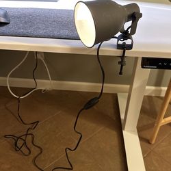 Ikea HEKTAR Wall/clamp spotlight, dark gray