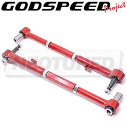 GODSPEED ADJUSTABLE FRONT TENSION ARMS WITH SPHERICAL BEARINGS FOR HYUNDAI GENESIS COUPE 09-16