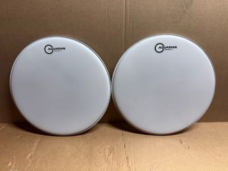 (2) Aquarian texture coated response 2 drumheads 14”