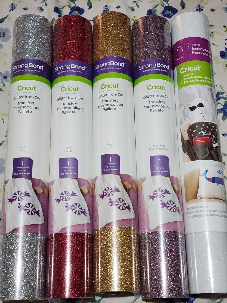 Cricut Glitter Iron On htv Vinyl