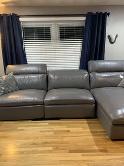 Leather Sectional