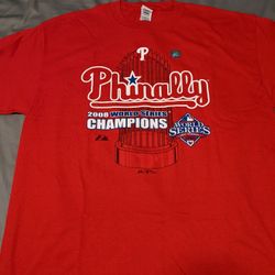 Philadelphia Phillies World Series 2008 T Shirt