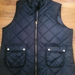 Brand New Women's Black Vest 1X