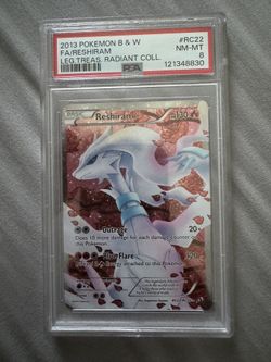 PSA 8 Reshiram Full Art 
