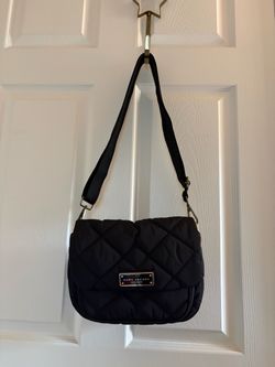 Marc Jacobs Black Quilted Nylon Shoulder Bag