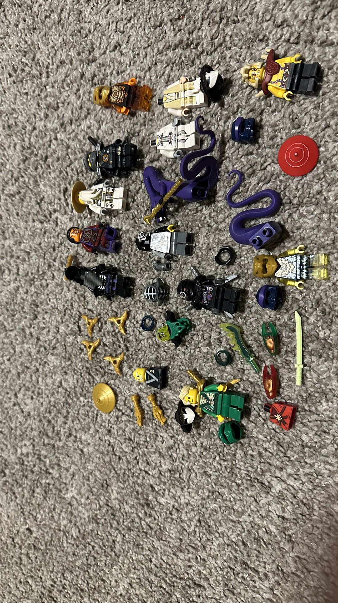 A Bundle Of Rare Lego Ninjago Mini figures