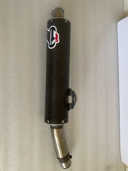 Terminioni carbon fiber right side exhaust for Ducati Monster