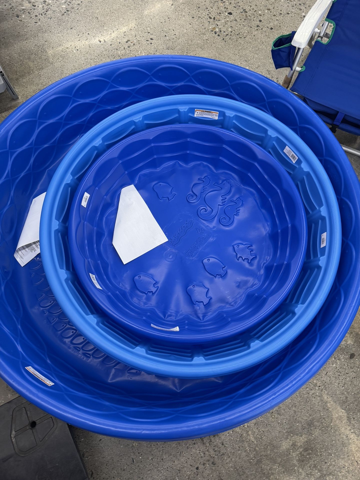 New M Pool Small $15 Medium $25 Large 30