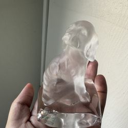 Vintage Goebel Artglass Collectible Puppy Dog Art