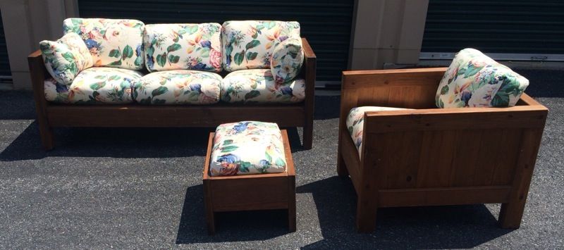 Vintage CARGO Handcrafted Wood Furniture