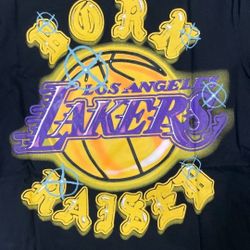 Los Angeles Lakers Born X Raised Long Sleeve Shirt, New With Tags Size Medium 