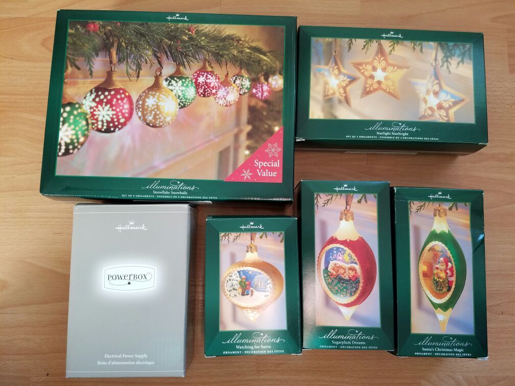 Hallmark Illumination Christmas Ornaments