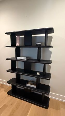 Lulu & Georgia “Nera” Bookcase / Bookshelf in Black Oak
