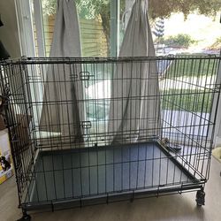 Dog Cage Dog Crate On Wheels