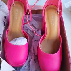 Chunky Satin Platform Heels for Women Ankle Strap High Block Chunky Pumps Sexy Heels for Women Party Club Night Shoes