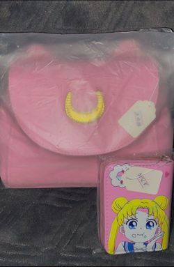 Sailor Moon Pink Purse and Wallet Set 👉$50 (New)👈