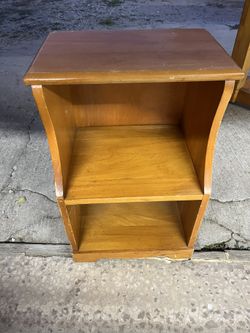 Wood Side Table