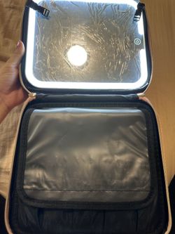 Travel Makeup Case With Led Mirror