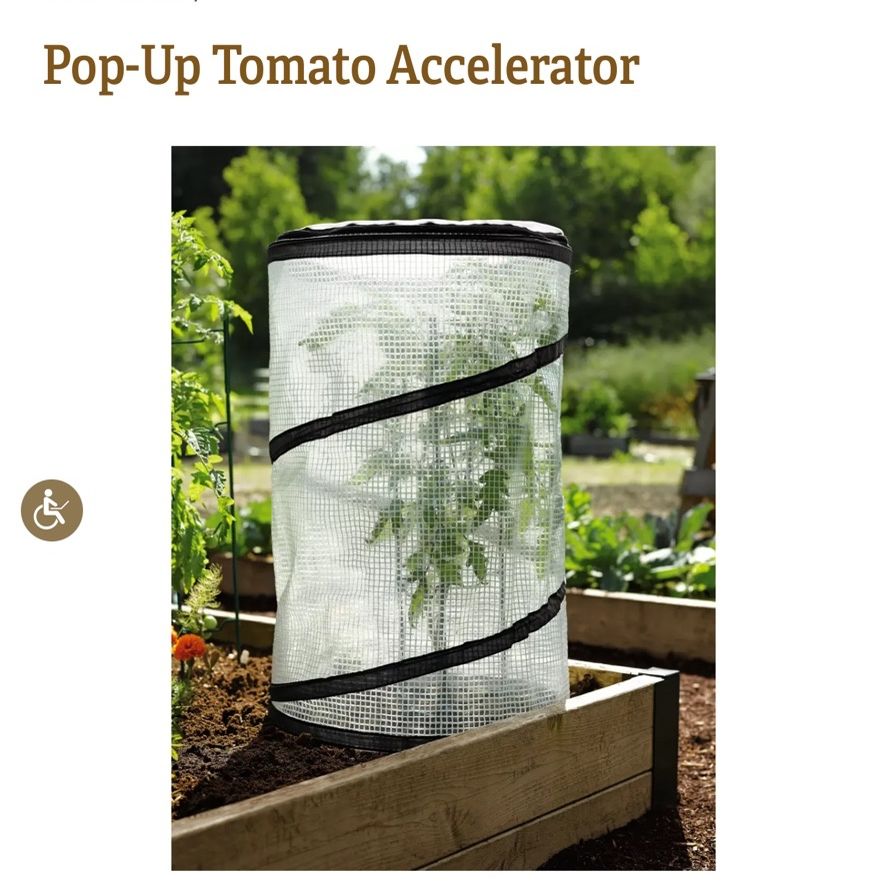 Pop Up Tomato Accelerator From Gardner’s Supply