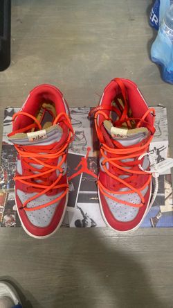 Nike Dunk Low Off-White University Red