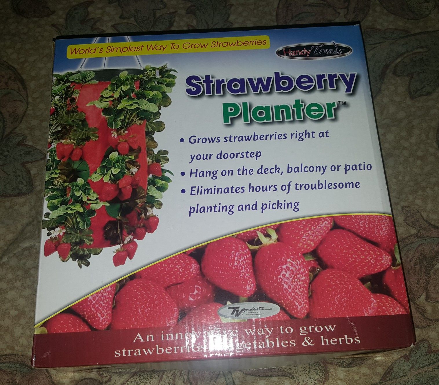 Topsy Turvey Strawberry Planter and Topsy Turvy Tomato Planter