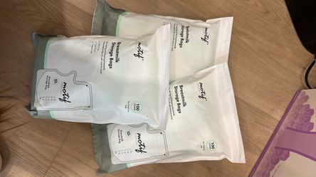Motif breast milk storage bags