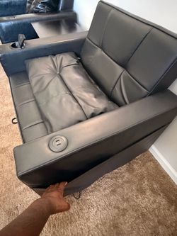 Convertible Sleeper chairs & side table