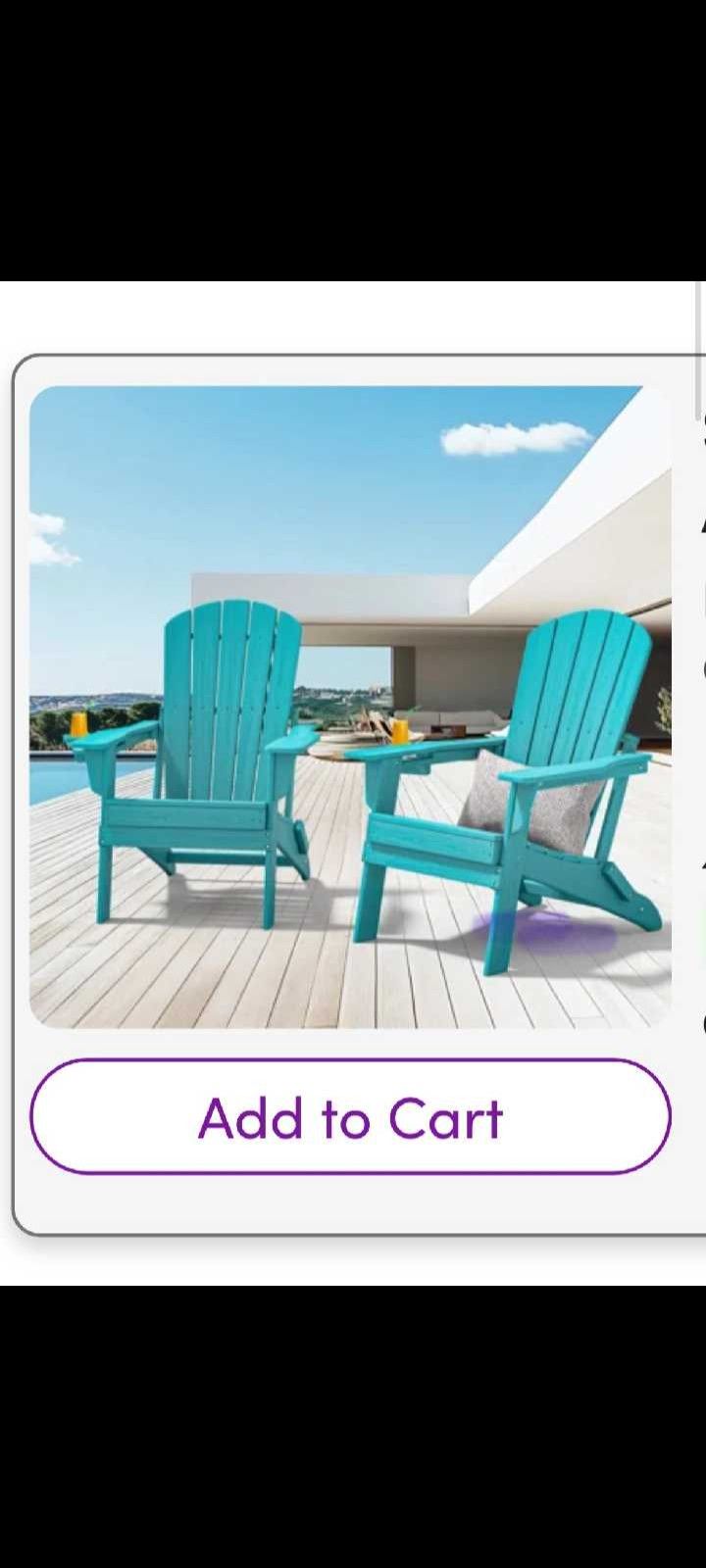 3 BRAND NEW. Adirondack Wood Chairs