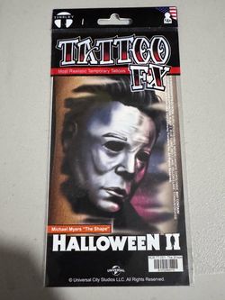 Halloween II Michael Myers Temporary Tattoo Pack