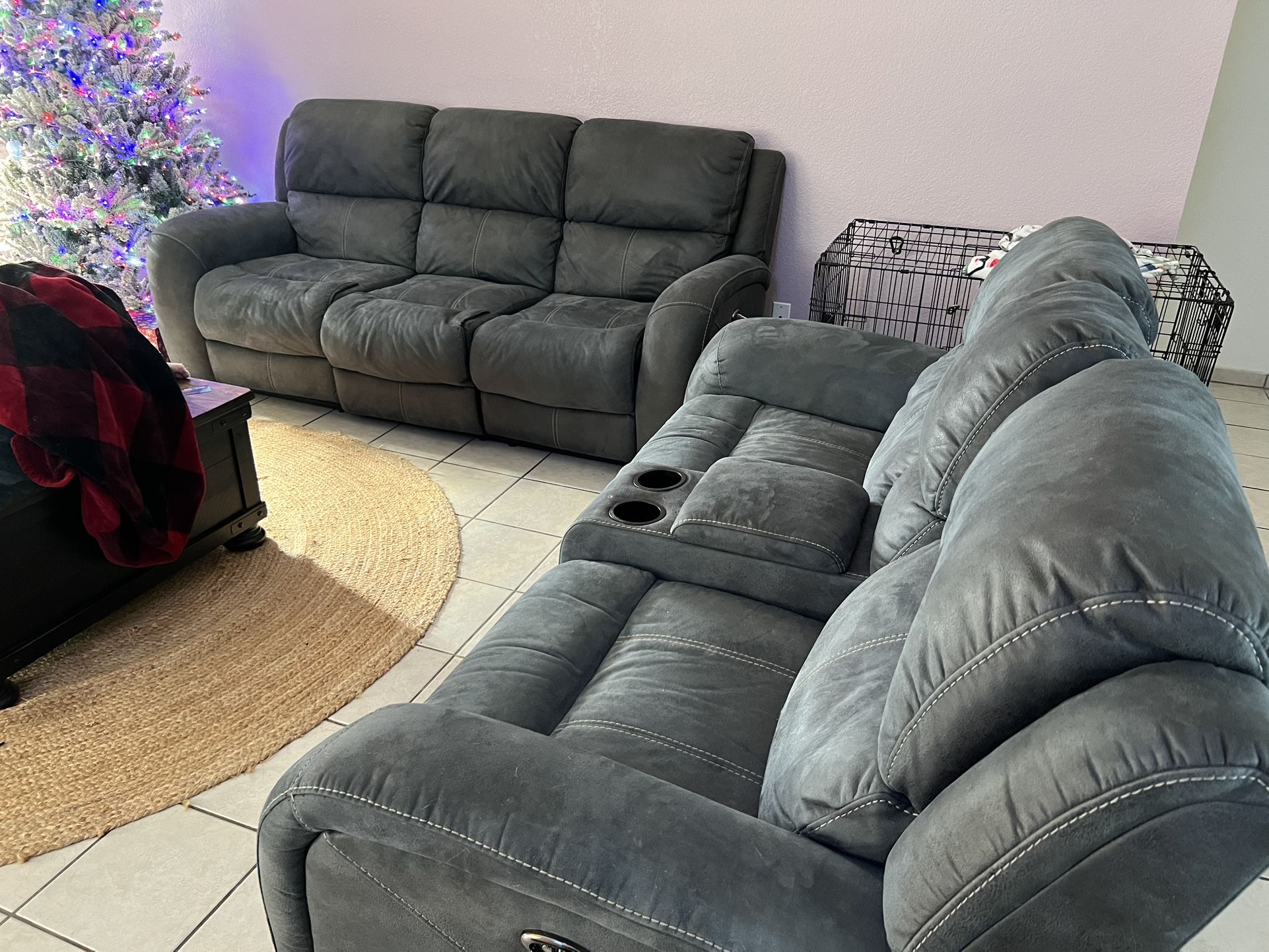 Reclining Sofa And Love Seat