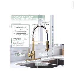 Gold Kitchen Faucet