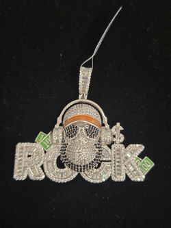 Silver Monkey charm good size