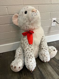 GIANT STUFFED TIGER - Huge stuff animal, white tiger.