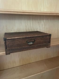 Threshold Storage Vintage Wooden Cabinet Drawer