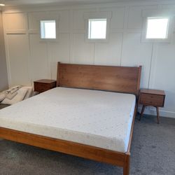 King Bed and Two Side Tables