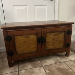 large ornate chest style coffee table
