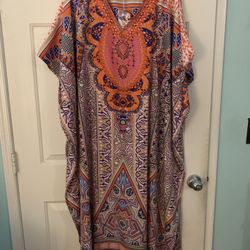 Multi Colored Womans Kaftan 
