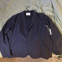 Men’s Five Four Los Angeles (FF LA) Navy Blue Blazer Jacket | 2XL | NWT